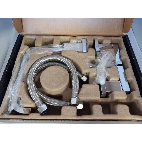 Mirabelle Sensible Sophistication Two-Handle Roman Tub Faucet Trim – Chrome - Picture 2 of 4